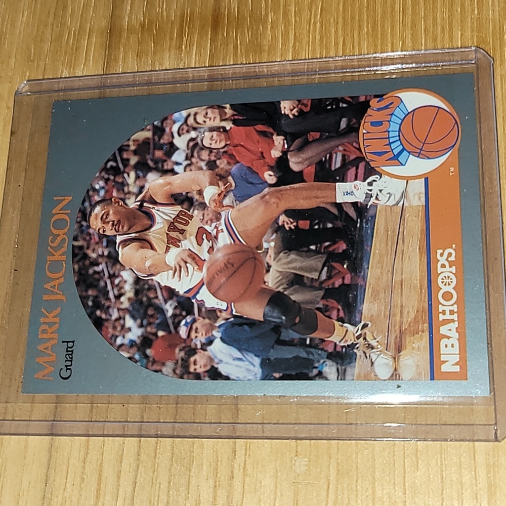 MENENDEZ BROTHERS card. Mark Jackson. 1991. NBA HOOPS
